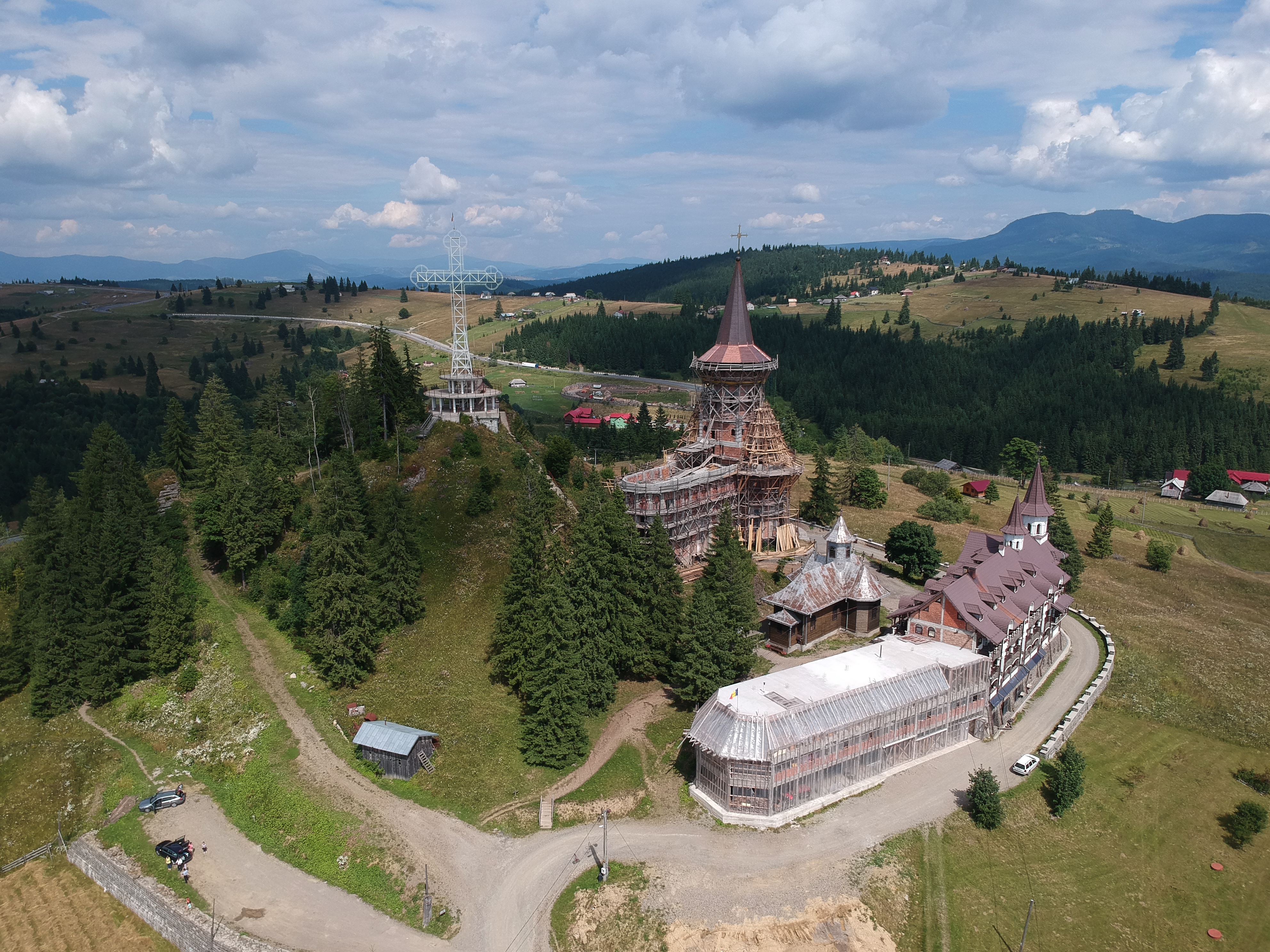 Monastery and church in Piatra Fantanele